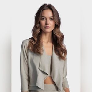 Maurices Gray Open Front Cardigan Sweatshirt